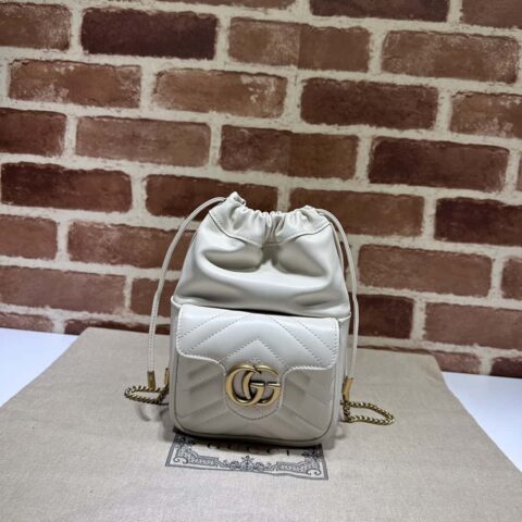 GUCCI古驰GG Marmont系列迷你水桶包746433