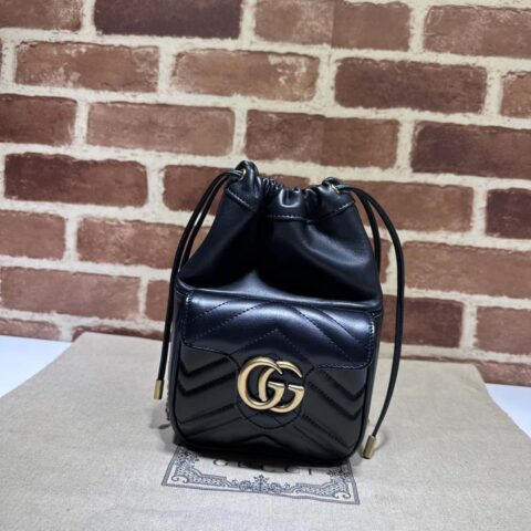 GUCCI古驰GG Marmont系列迷你水桶包746433
