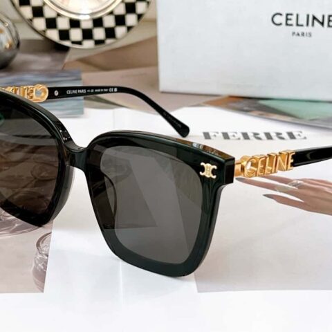 CELINE赛琳连体logo镜腿女士太阳眼镜