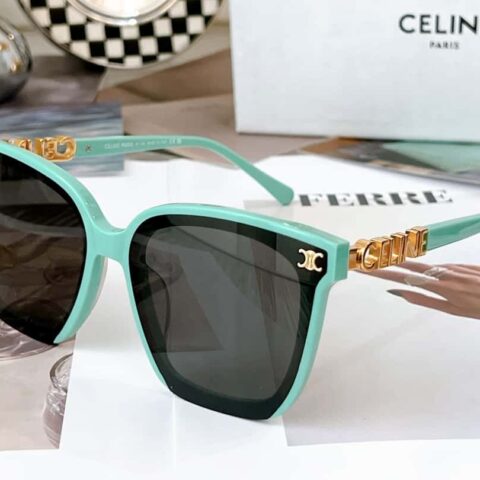 CELINE赛琳连体logo镜腿女士太阳眼镜