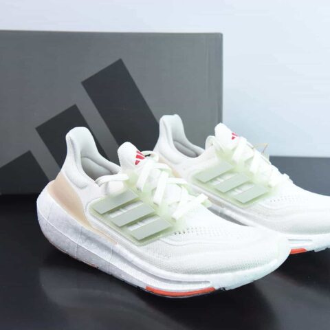 阿迪 AD Pure Boost 2023 Light"Mint/White"23版轻弹UB系列低帮袜套式针织透气缓震休闲运动慢跑鞋