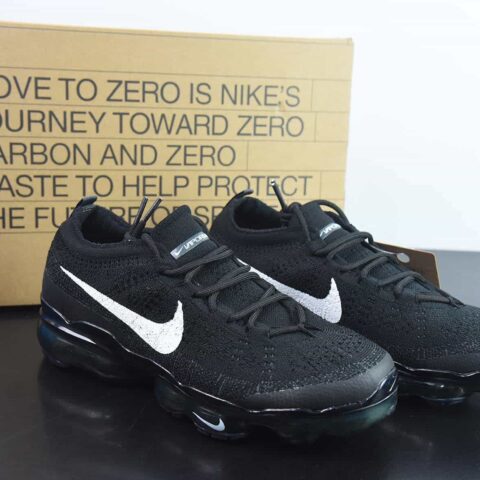 Nk Vapormax 2023 Flyknit 耐克2023飞织透气休闲全掌大气垫跑鞋 货号：DV6840-002