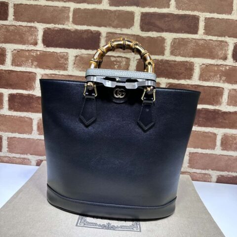 GUCCI古驰Diana竹节中号托特包750394
