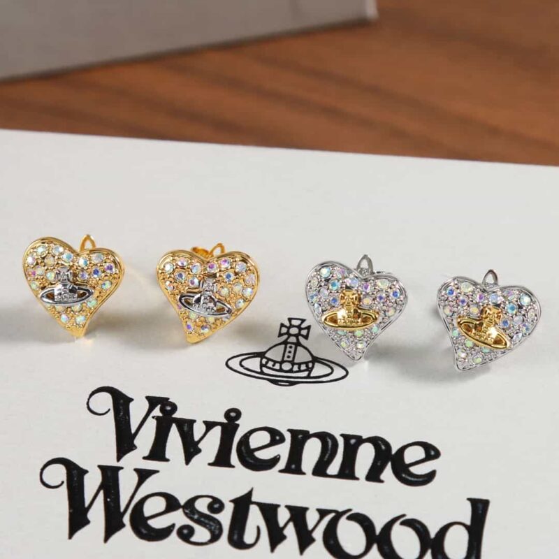 新款☑️ Vivienne Westwood西太后土星爱心桃心耳钉耳环