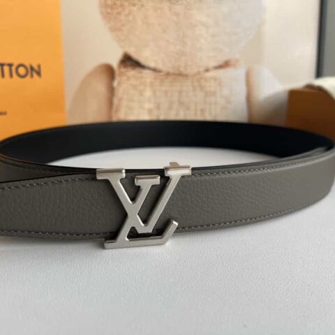 LV/路易威登   Heritagex双面腰带选取粒面皮革腰带35mm