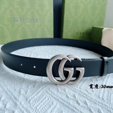 Gucci古驰   进口牛皮纹理带2.0/3.0/4.0