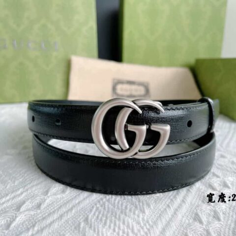 Gucci古驰   进口牛皮纹理带2.0/3.0/4.0
