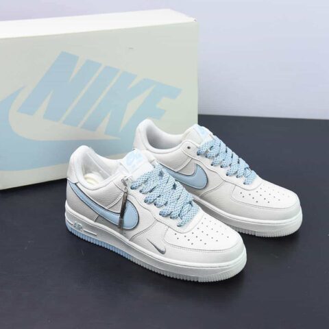 Nike Air Force 1 Low '07 小勾 天蓝满天星 低帮空军一号休闲板鞋 货号：JJ0253-008