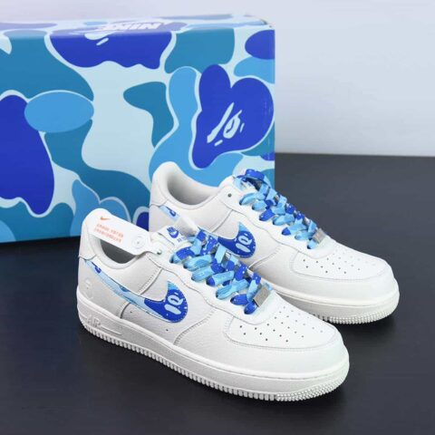 Nk Air Force 1'07 Low 猿人头联名 空军一号低帮休闲板鞋 货号：AA1356-116