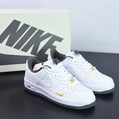 Nike Air Force 1'07"40th Anniversary/White/Dark Grey"空军一号“40周年版白暗灰金小钩”DD1225-008