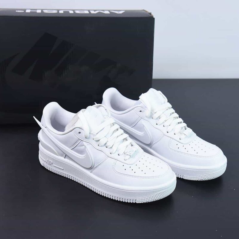 Ambush x Nk Air Force 1'07 Low "Phantom" 联名款 纯白 空军一号低帮休闲板鞋 货号：DV3464-003