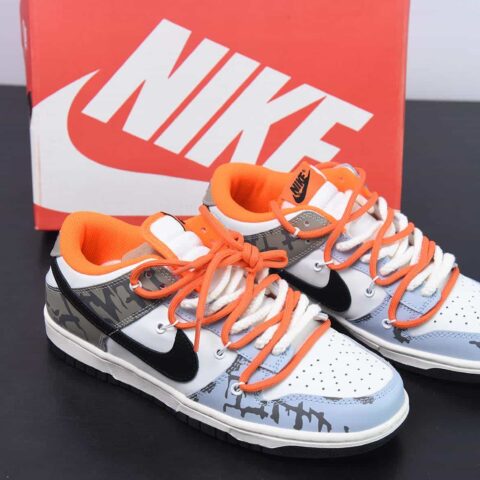 NK SB Dunk Low 解构抽绳绑带低帮滑板鞋 货号：DH9765-003