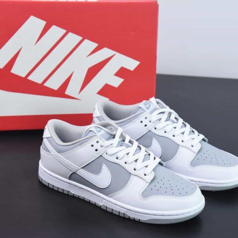 Nike Dunk Low 低帮休闲板鞋 白灰 货号：DJ6188-003