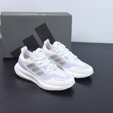 阿迪达斯 ADIDAS 超弹跑步系列 PUREBOOST 22 男女鞋新款稳定排汗减震回弹防滑耐磨跑步运动鞋跑步鞋 货号：HQ1420