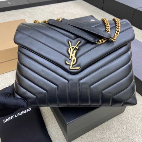 热销款YSL LOULOU 大号长形信封挎包型号：392288