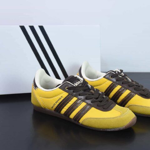 Adidas WB Japan Low 阿迪 三叶草WB日产系列经典复古低帮休闲运动慢跑鞋货号：GY5752