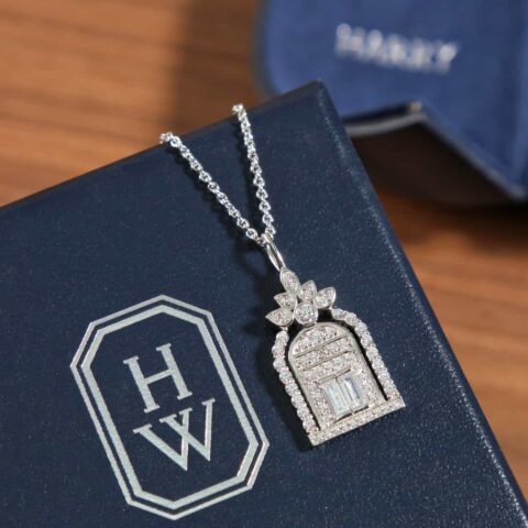 HARRY WINSTON  HW海瑞温时顿 Charms Gates 钻石坠饰 幸福之门项链