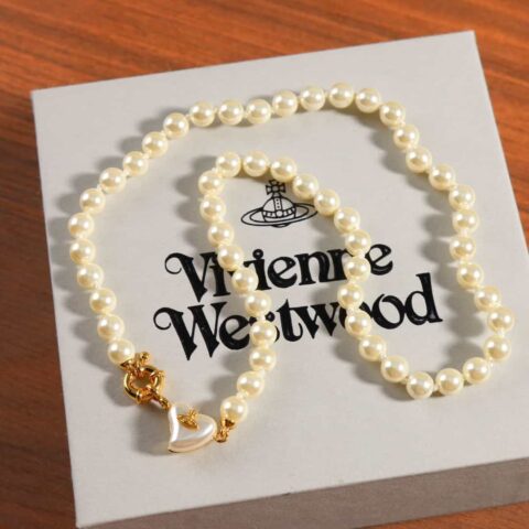 新款☑️ Vivienne Westwood西太后桃心爱心土星珍珠项链