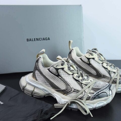 BALENCIAGA 3XL Sneakers 巴黎世家十代网布系带低帮走秀复古老爹鞋