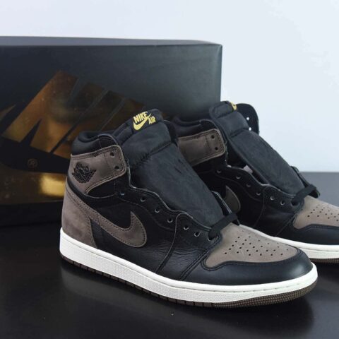 ir Jordan 1 High  AJ1 高帮 摩卡 棕黑货号：DZ5485-020