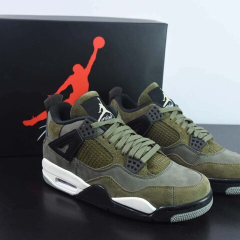 Air Jordan 4  " Olive Canvas" AJ4乔4 文化篮球鞋 货号：FB9927-200