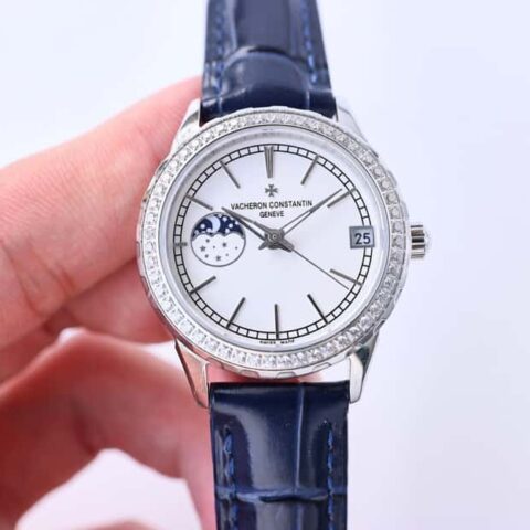 江诗丹顿-vacheron constantin淑女珠宝系列9字位日月星辰功能珍珠贝母表盘时尚女表