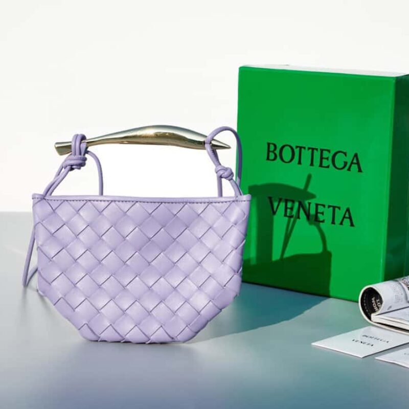 BottegaVeneta2023新款 葆蝶家Bv 春夏新款 迷你沙丁鱼SARDINE 款号:744267 紫藤色