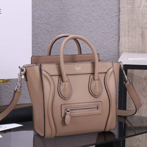 【特级品质 全钢五金】Celine nano Luggage笑脸包 型号168243