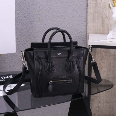 【特级品质 全钢五金】Celine nano Luggage笑脸包 型号168243