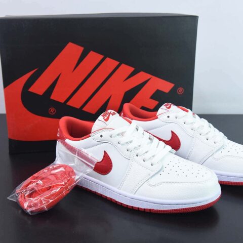 NK Air Jordan 1 Retro Low OG”Black Toe“AJ1乔丹一代低帮经典复古文化休闲运动篮球鞋“OG白红脚趾”货号：CZ0790-161