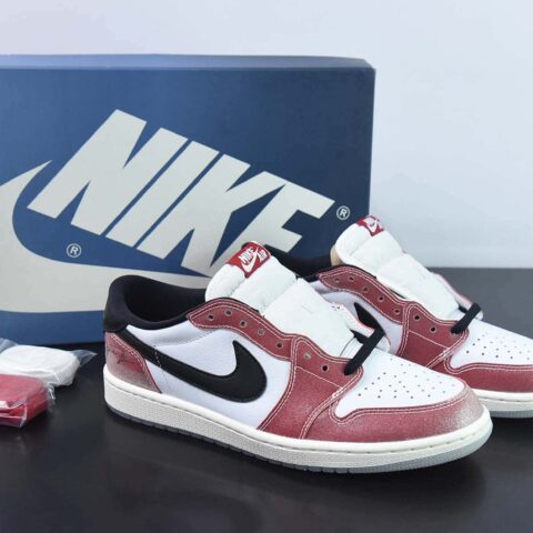 Air Jordan AJ1 Retro Low OG 乔丹之子白红运动鞋 货号：FN0432-017