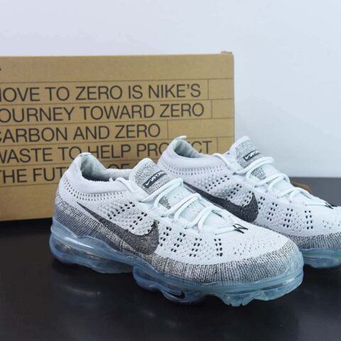 Nk Vapormax 2023 Flyknit 耐克2023飞织透气休闲全掌大气垫跑鞋 货号：DV1678-004