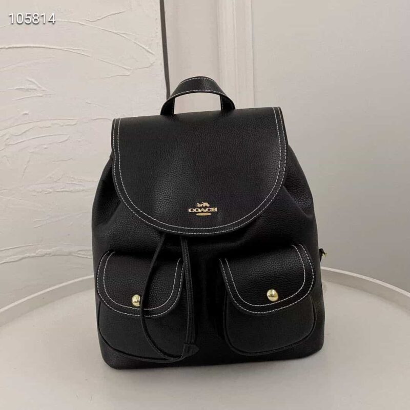 coa**/蔻 新款 Pennies Backpack女士双肩包抽绳背包c4611  6145 6146