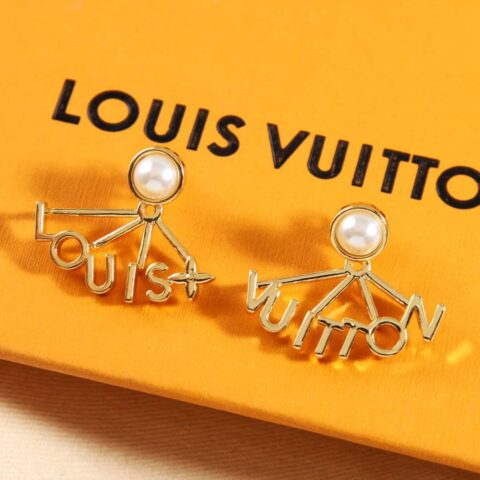 Louis Vuitton 路易威登lv SPELLING 扇子字母耳钉耳环