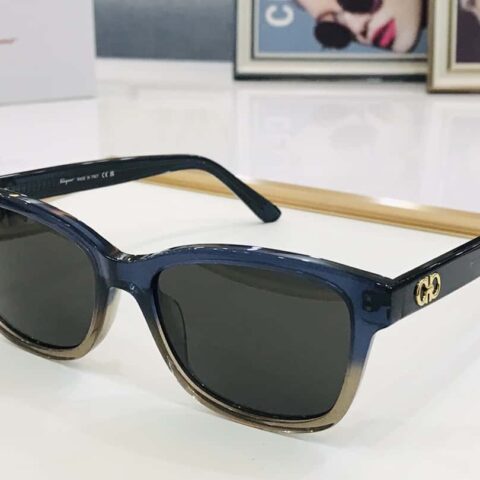 Ferragamo菲拉格慕标志镜腿太阳眼镜