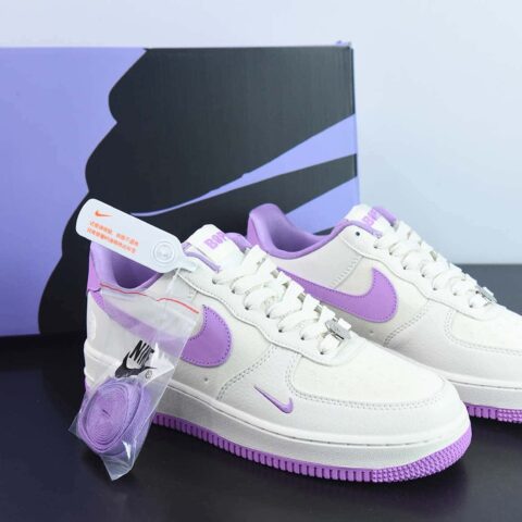 NIke Air Force 1 '07 Low “BAPE联名--淡紫帆布”空军一号 低帮 运动鞋休闲鞋