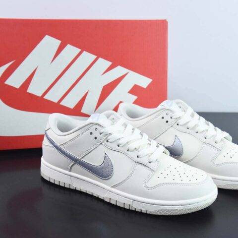 NK Dunk Low Retro PRM 低帮休闲运动板鞋白紫 货号 DX5930-100