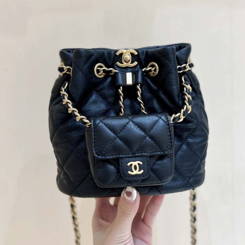 CHANEL 小号双肩背包 AS3947黑色