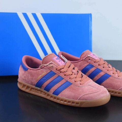 Adidas Originals Handball Spezial 绒面革 阿迪三叶草板鞋Hamburg 烫金 货号：H00446