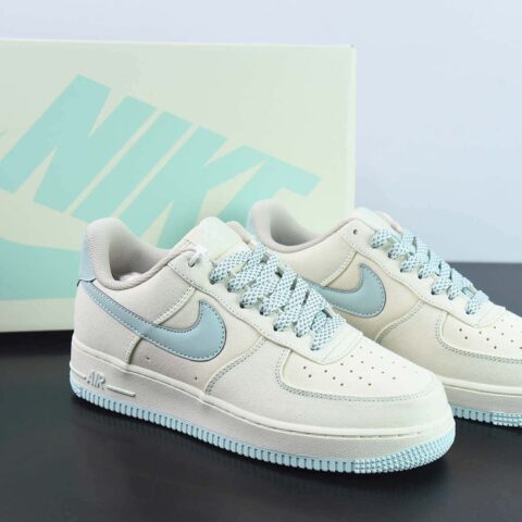 Nike Air Force 1 Low 空军一号低帮运动休闲板鞋米白蓝 满天星 货号：TQ1456 277