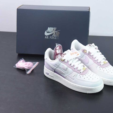 耐克Air Force 1’07 Low Premium"White Sail Team Red"空军一号经典低帮百搭休闲运动板鞋“货号：DZ5616-100