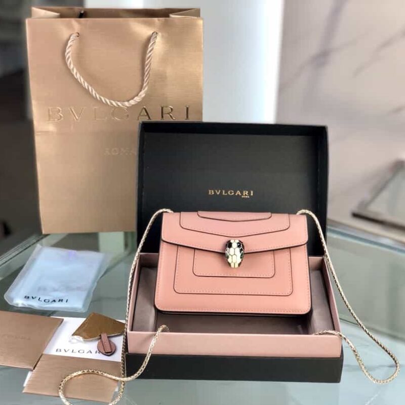 【Bvlgari】宝格丽专柜新款标志性 Serpenti Forever 迷你双层蛇头包型号:288113