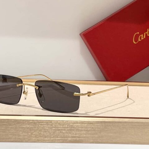 Cartier卡地亚新款男士商务太阳眼镜