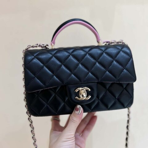 CHANEL 经典之cf mini handle AS2431