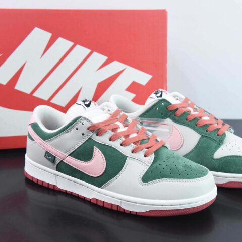 Nike SB Dunk Low 爆款色系粉绿 鸳鸯 货号：FN8923 061