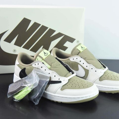 Air Jordan AJ1 Low Golf "Olive" TS联名倒钩高尔夫低帮6.0 货号：FZ3124-200