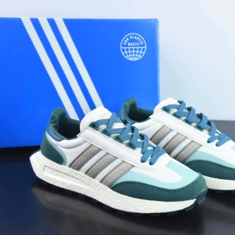 Adidas Originals Retropy Boost E5系列复古赛车原型一代系列爆米花缓震休闲运动慢跑鞋 货号：IF0421