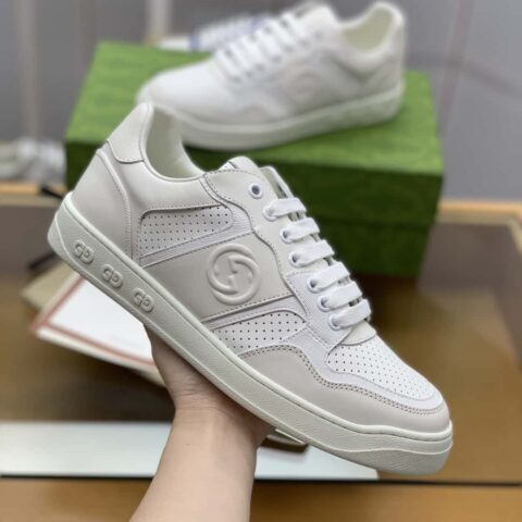 GUCCI 侧面饰经典双G 男款休闲鞋