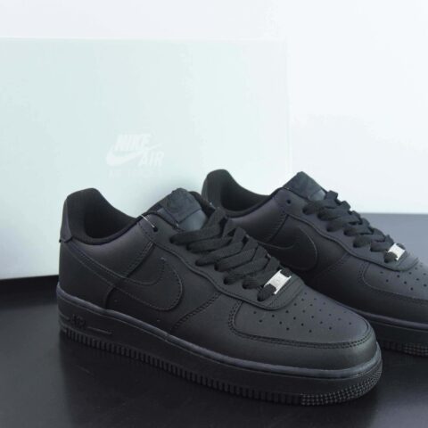 Nike Air Force 1 Low  空军一号低帮百搭休闲运动板鞋 黑武士纯黑  货号：DD8959-001