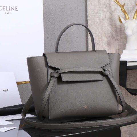 【特级品质 原厂皮质】 CELINE BELT MICRO中号粒面小牛皮手袋 175520